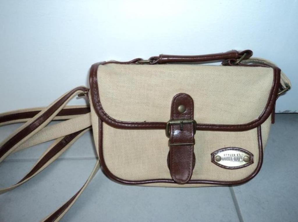Linnen tasje, Ophalen of Verzenden, Zo goed als nieuw, Beige