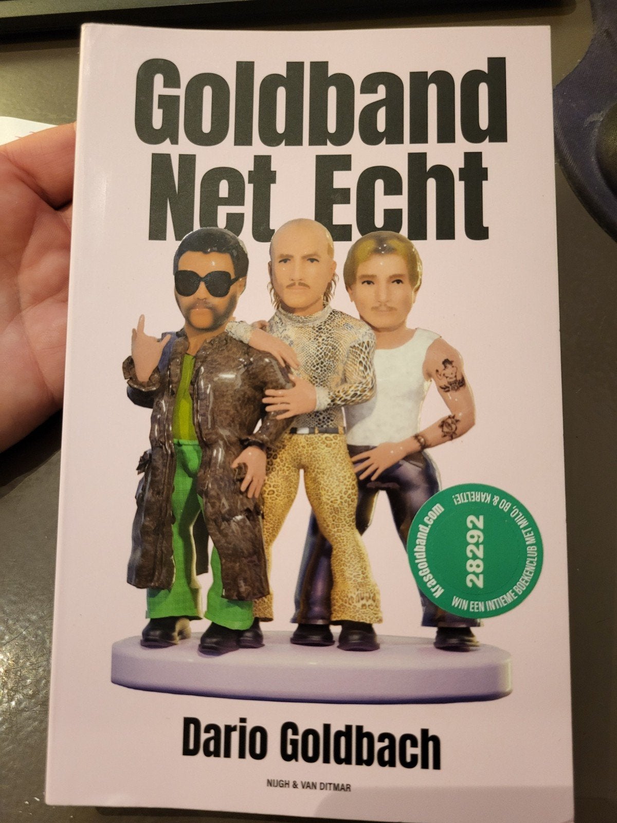 Goldband Net Echt - Dario Goldbach (Gesigneerd), Ophalen of Verzenden, Zo goed als nieuw, Dario Goldbach, Nederland
