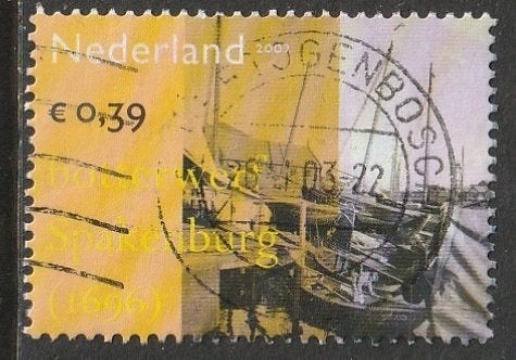 Nederland 2002 2104 Spakenburg Scheepswerf, Gest Den Bosch, Ophalen of Verzenden, Na 1940, Gestempeld