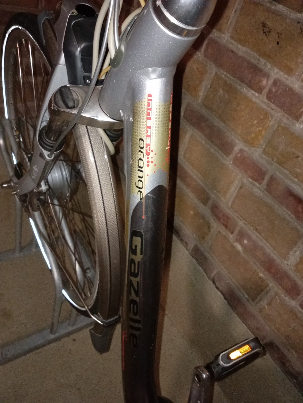 Gazelle Orange damesfiets met lage instap, Terugtraprem, Ophalen of Verzenden, Gazelle, 53 tot 56 cm