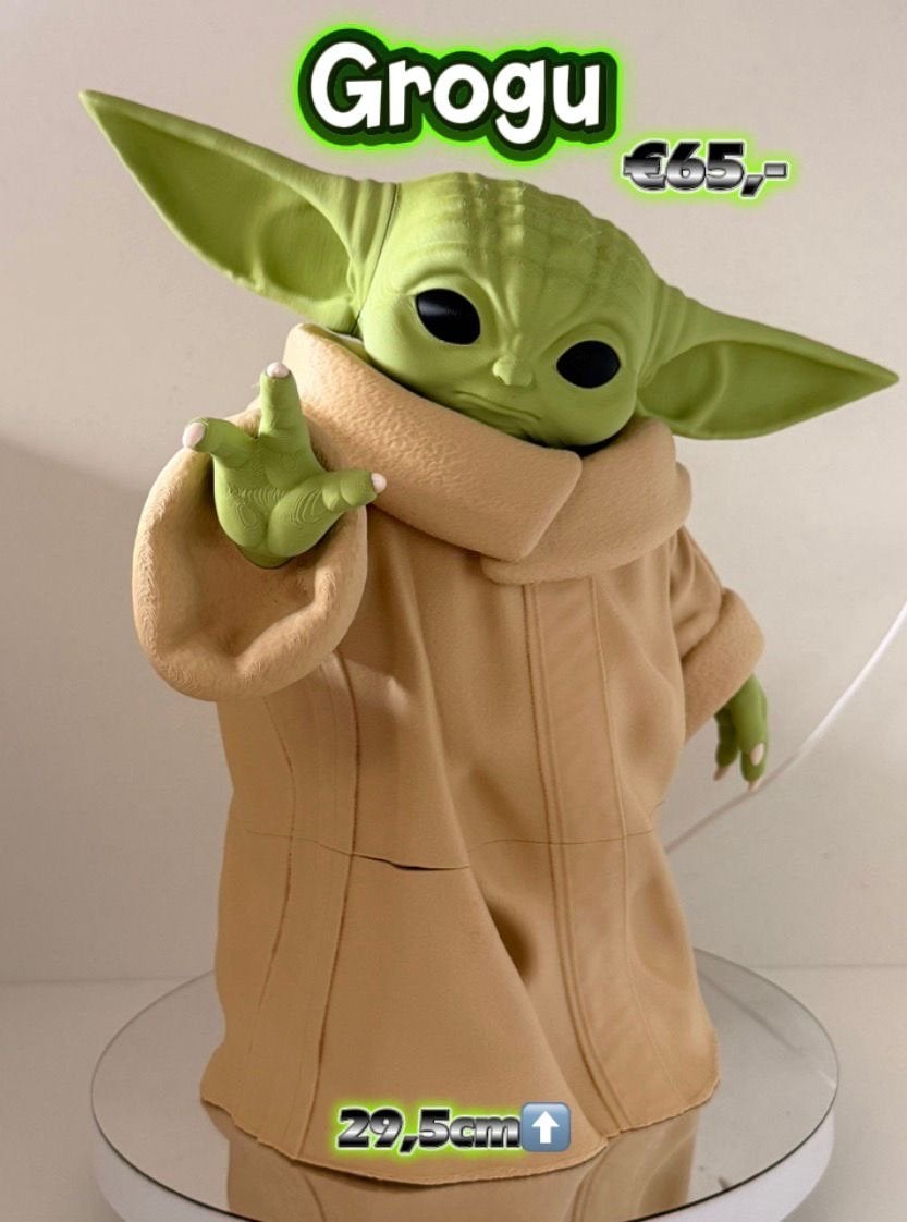 Grogu (Baby Yoda) figuur - 29,5 cm, Ophalen of Verzenden, Zo goed als nieuw