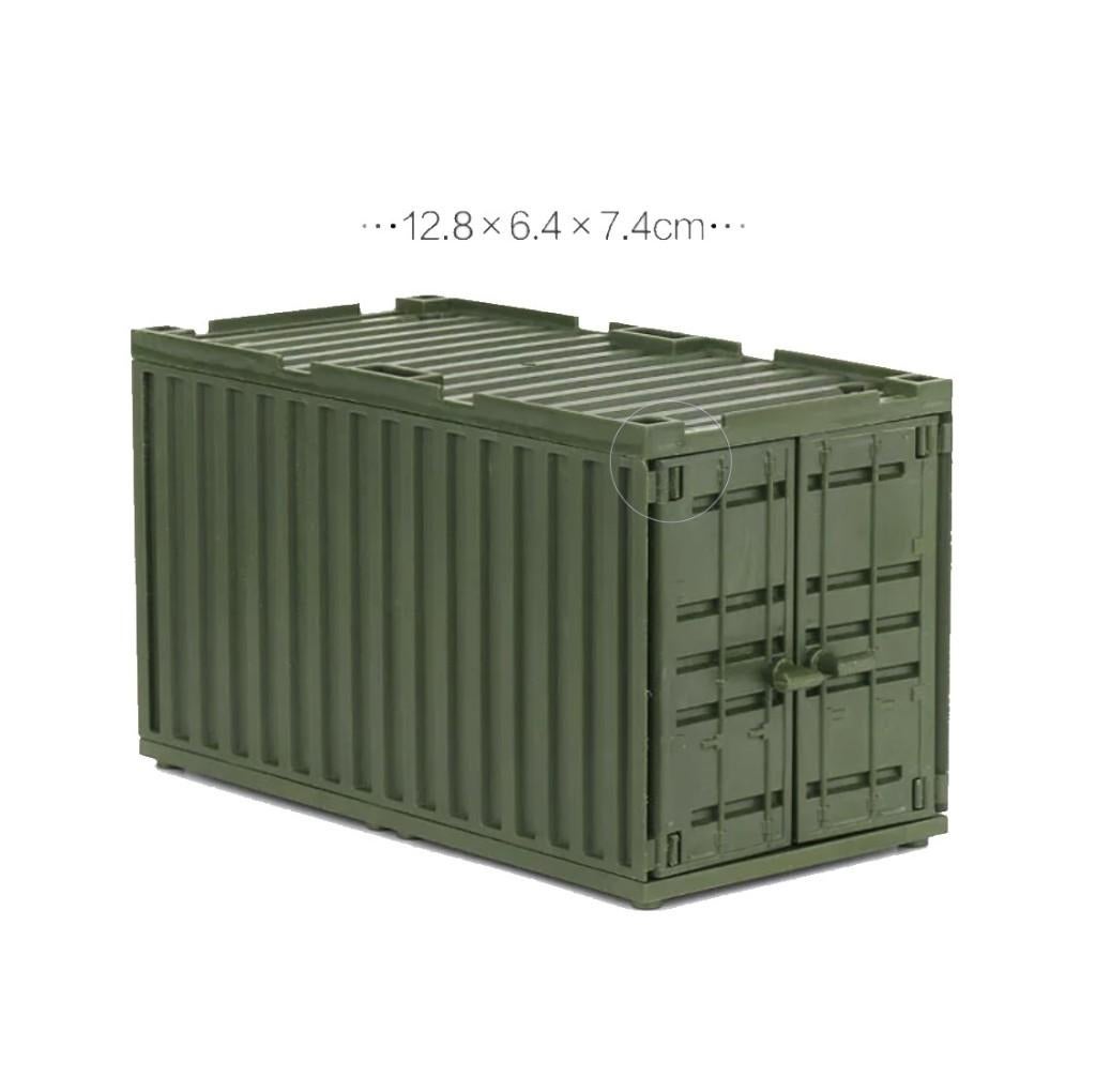 🎁 WW2 Bouwstenen - W100 - Leger container groen 🎁, Kinderen en Baby's, Speelgoed | Bouwstenen, Nieuw, Ophalen of Verzenden