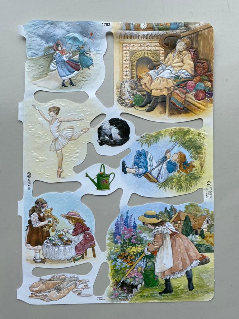 Vintage poesieplaatjes, Verzamelen, Ophalen of Verzenden