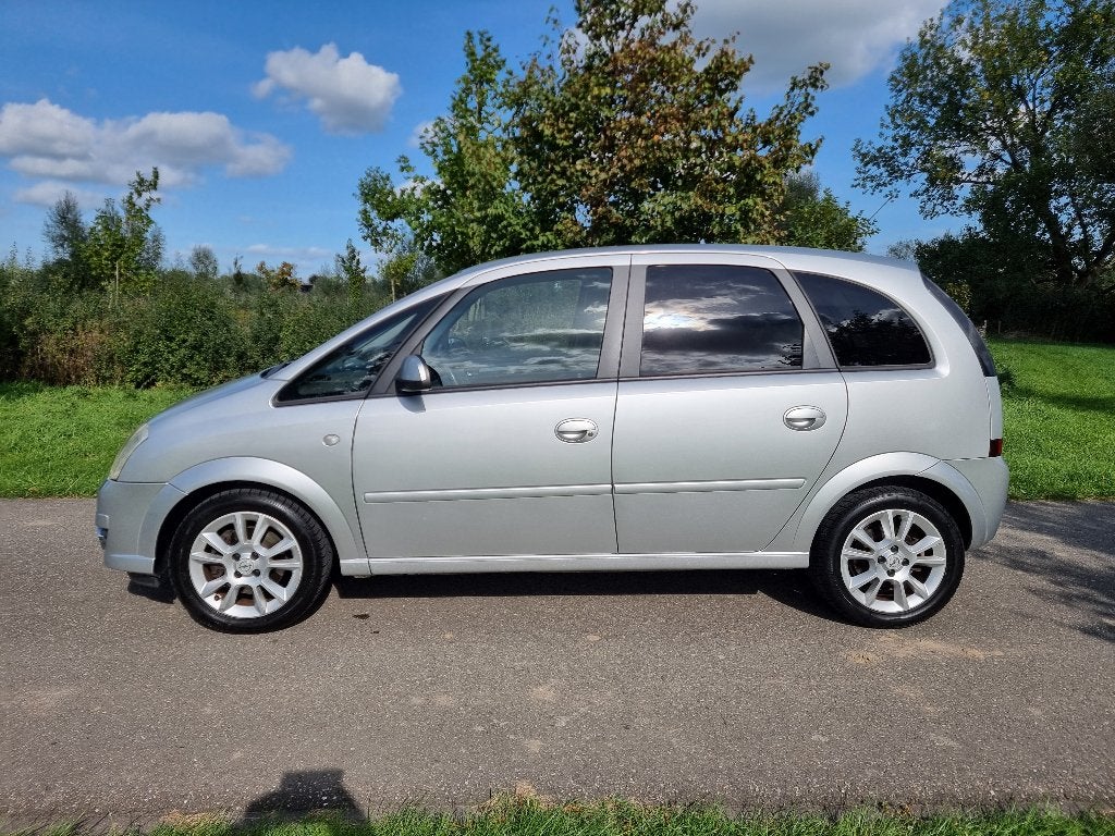Opel Meriva 1.6 16V Cosmo, airco, trekhaak, lmv, NAP, cruise, Auto's, Voorwielaandrijving, 15 km/l, Zwart, 4 cilinders