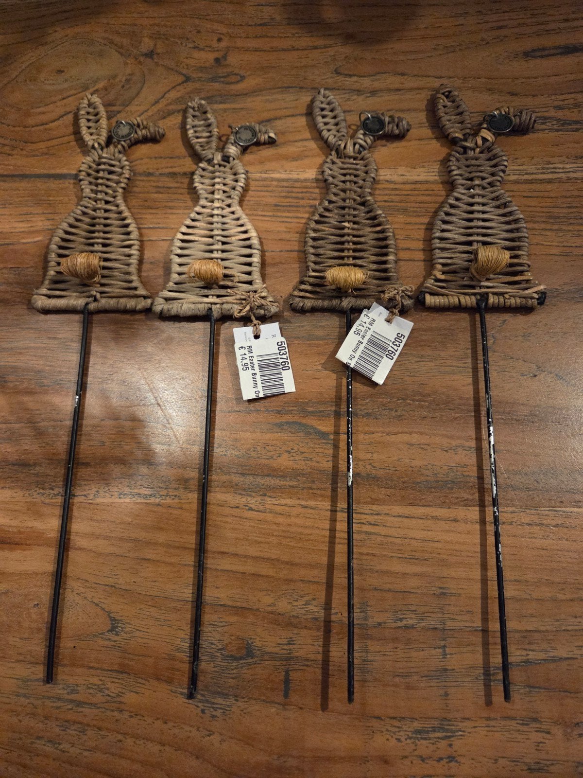 RIVIERA MAISON rattan bunny's...4 STUKS...PER STUK TE KOOP!, Ophalen of Verzenden