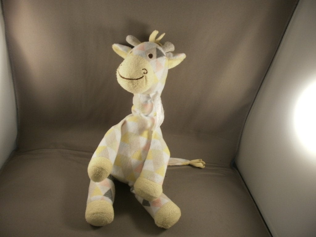happy horse giraf Georgy mint kleurig met driehoekjes 33 cm, Giraf, Happy Horse, Wasbaar, Ophalen of Verzenden