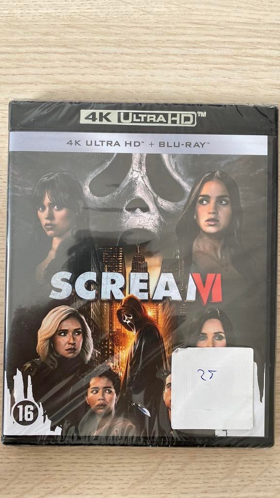 Scream 6 4K blu ray NL versie NIEUW, Ophalen of Verzenden, Nieuw in verpakking, Horror