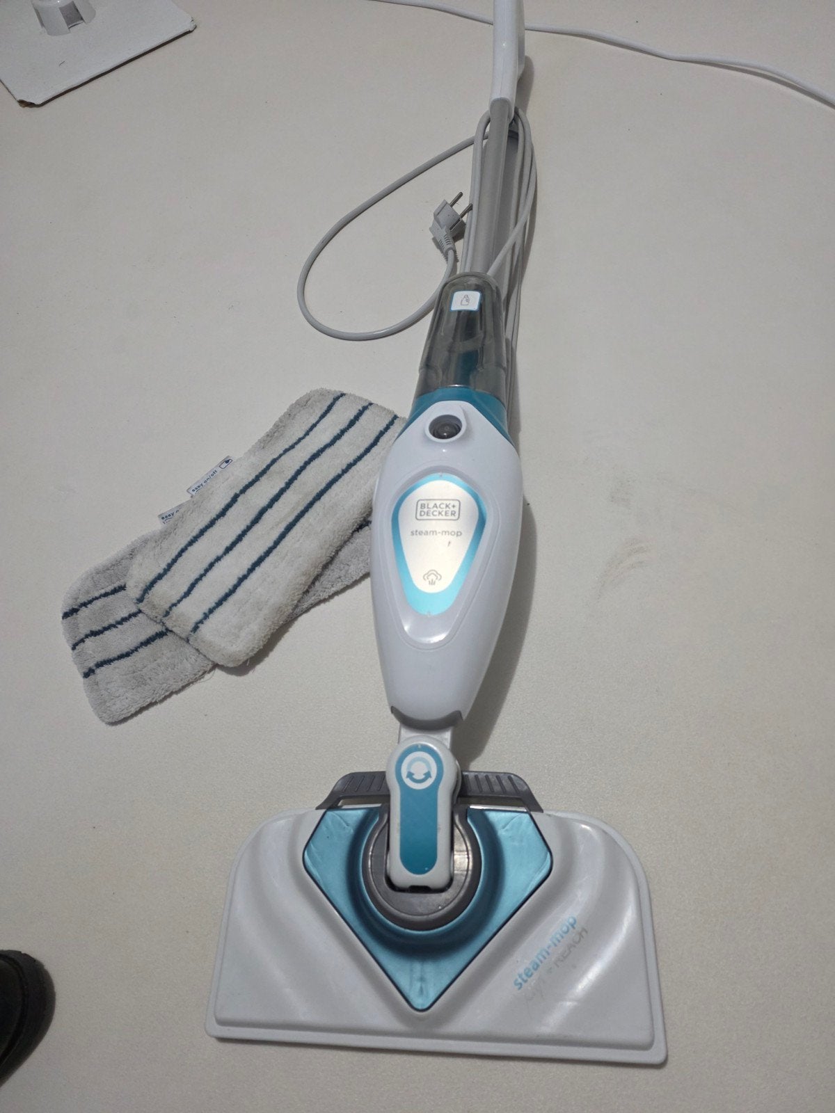Black+Decker Steam-mop FSM1616 - Stoomreiniger, Ophalen, Zo goed als nieuw, Stoomreiniger