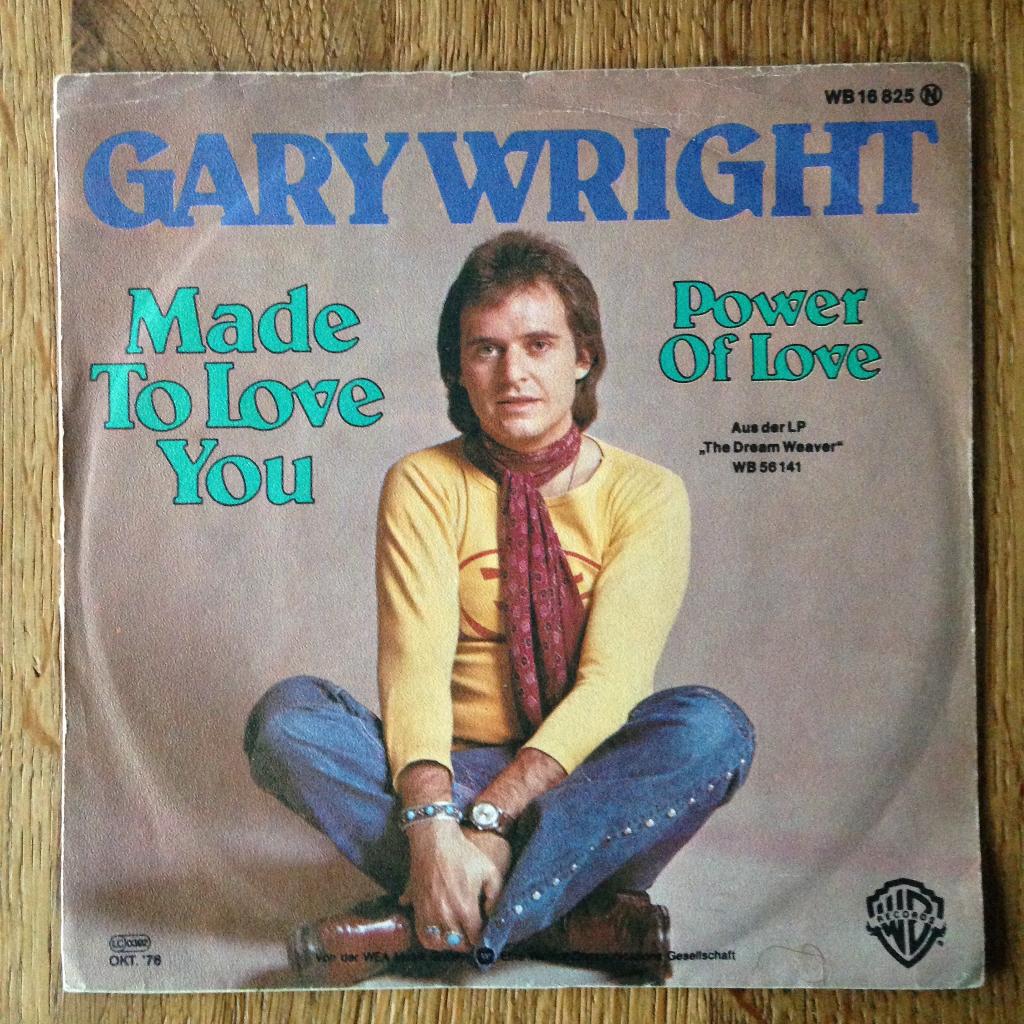 Gary Wright Made To Love You 7" PS FH 70s 1976 prog moog, Gebruikt, 7 inch, Single, Ophalen of Verzenden