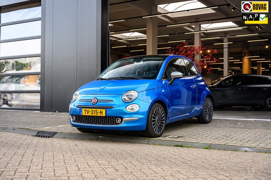 Fiat 500 0.9 TwinAir Turbo Collezione|Glazen Dak|Cruise Cont, Voorwielaandrijving, 905 kg, Bedrijf, Handgeschakeld