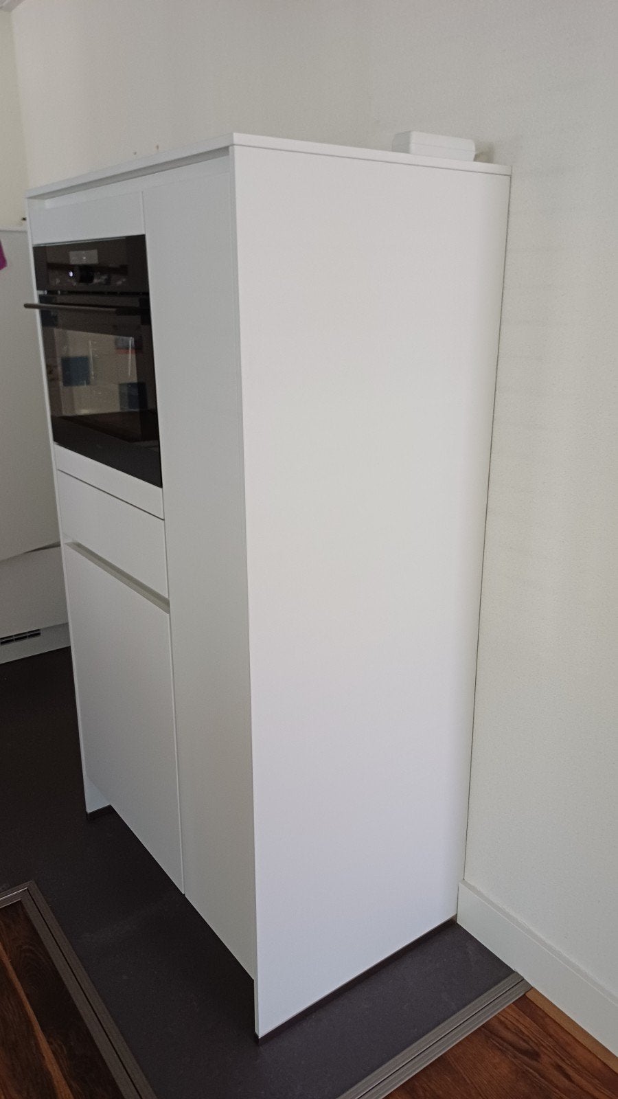 zgan wit keukenblokje met nieuwe Pelgrim electrische oven, Ophalen, Nieuw, Wit, Enkelwandige keuken