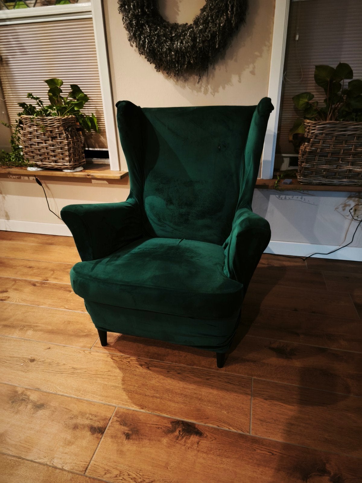 1 Ikea Strandmon stoel met hoes, Ophalen, Gebruikt, Twee, Overige kleuren
