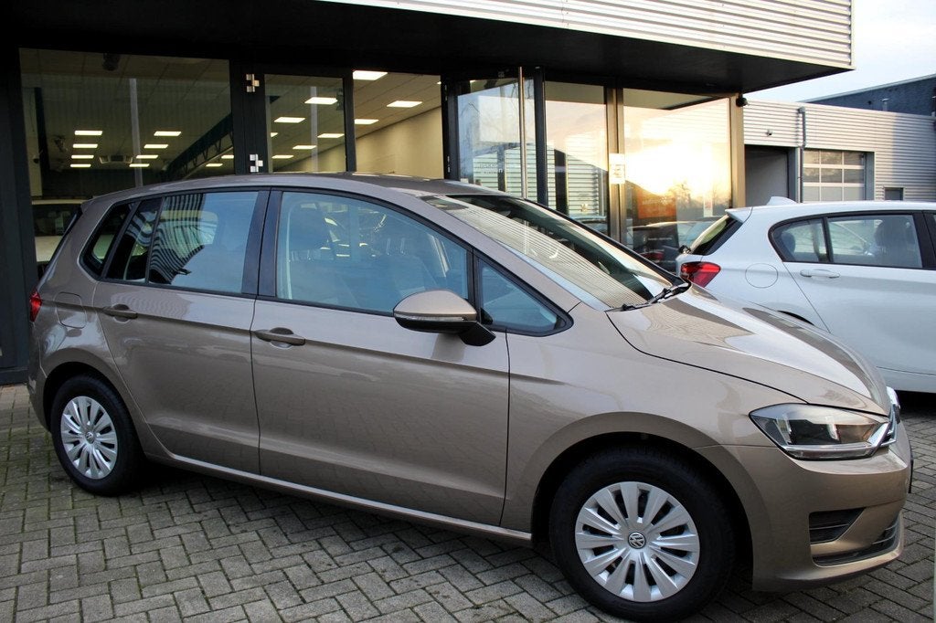 Volkswagen Golf Sportsvan 1.2 TSI Trendline BJ.2015 cruise c, Gebruikt, Euro 6, 4 cilinders, Bruin