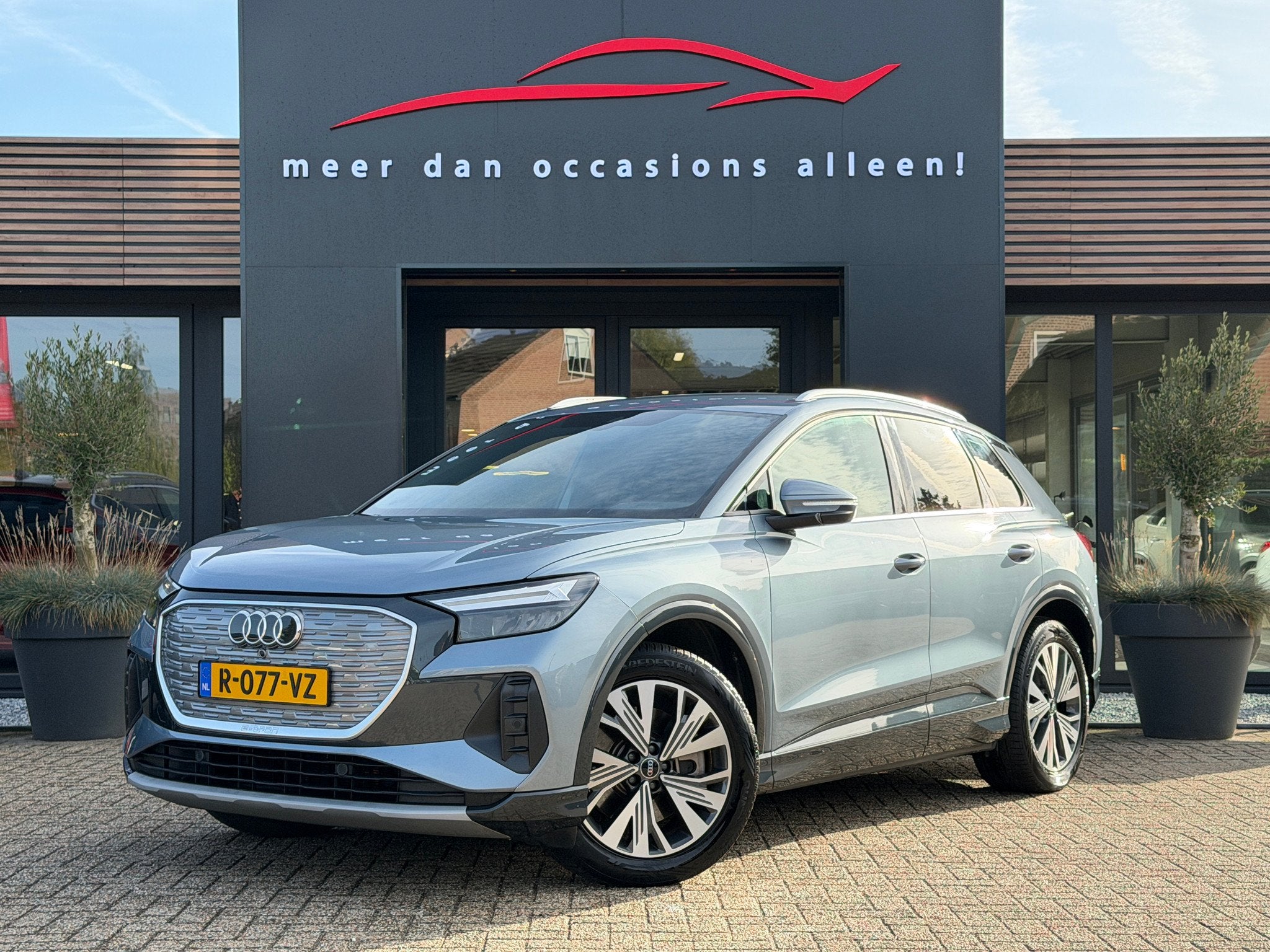 Audi Q4 40 E-TRON 77 Kwh | Edition Advanced Plus | BTW | ACC, Auto's, Gebruikt, Blauw, Origineel Nederlands, Q4 e-tron