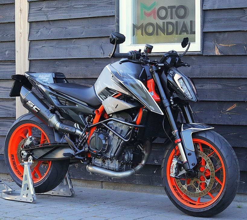 KTM 890 DUKE R (bj 2021) SC Project, Tech-/TrackPack, Cruise, 2 cilinders, KTM, Motorrijbewijs A, Onbekend