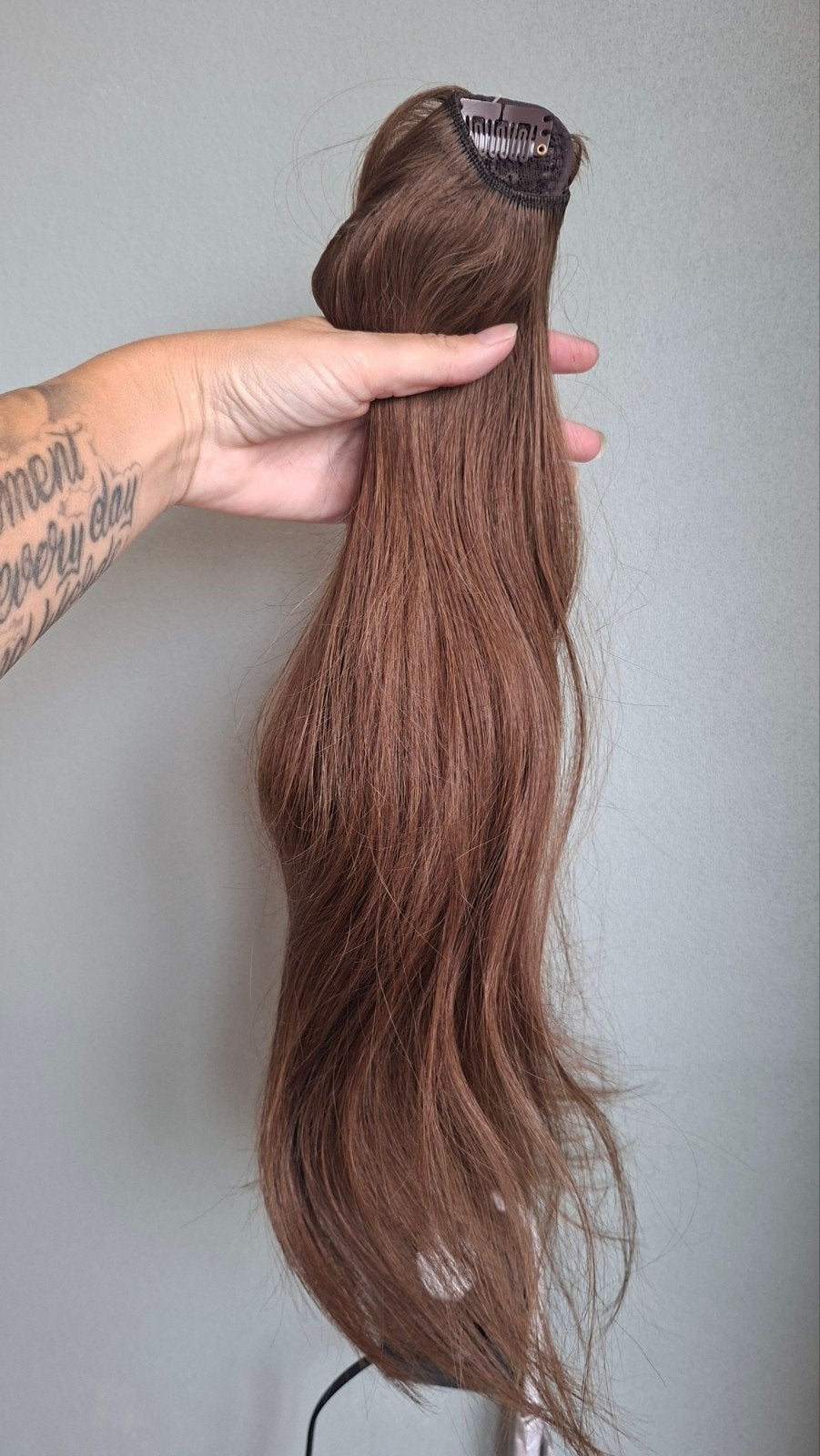 Bighair V-part clip-in: Nieuwe Remy Human Hair Extensions, Sieraden, Tassen en Uiterlijk, Ophalen of Verzenden, Nieuw, Pruik of Haarverlenging