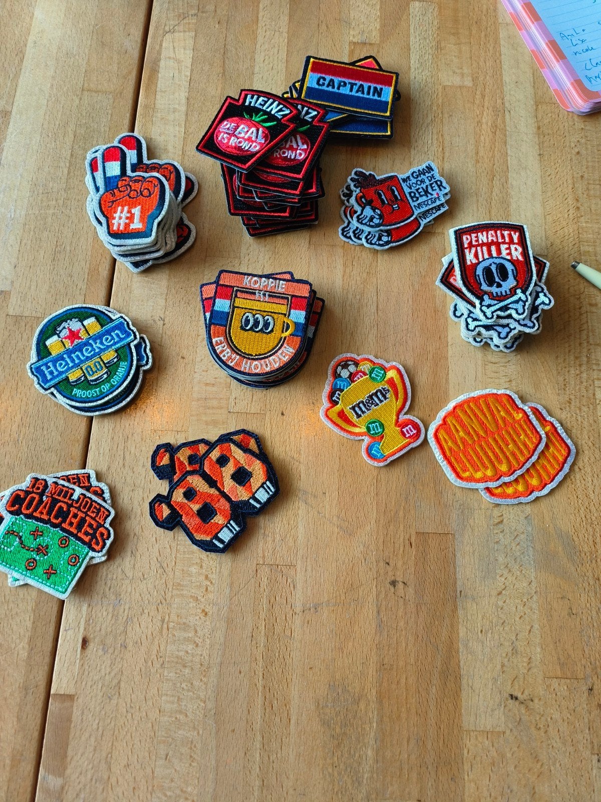 Jumbo Juich Jack emblemen - Voetbal EK/WK patches, Ophalen of Verzenden, Nieuw