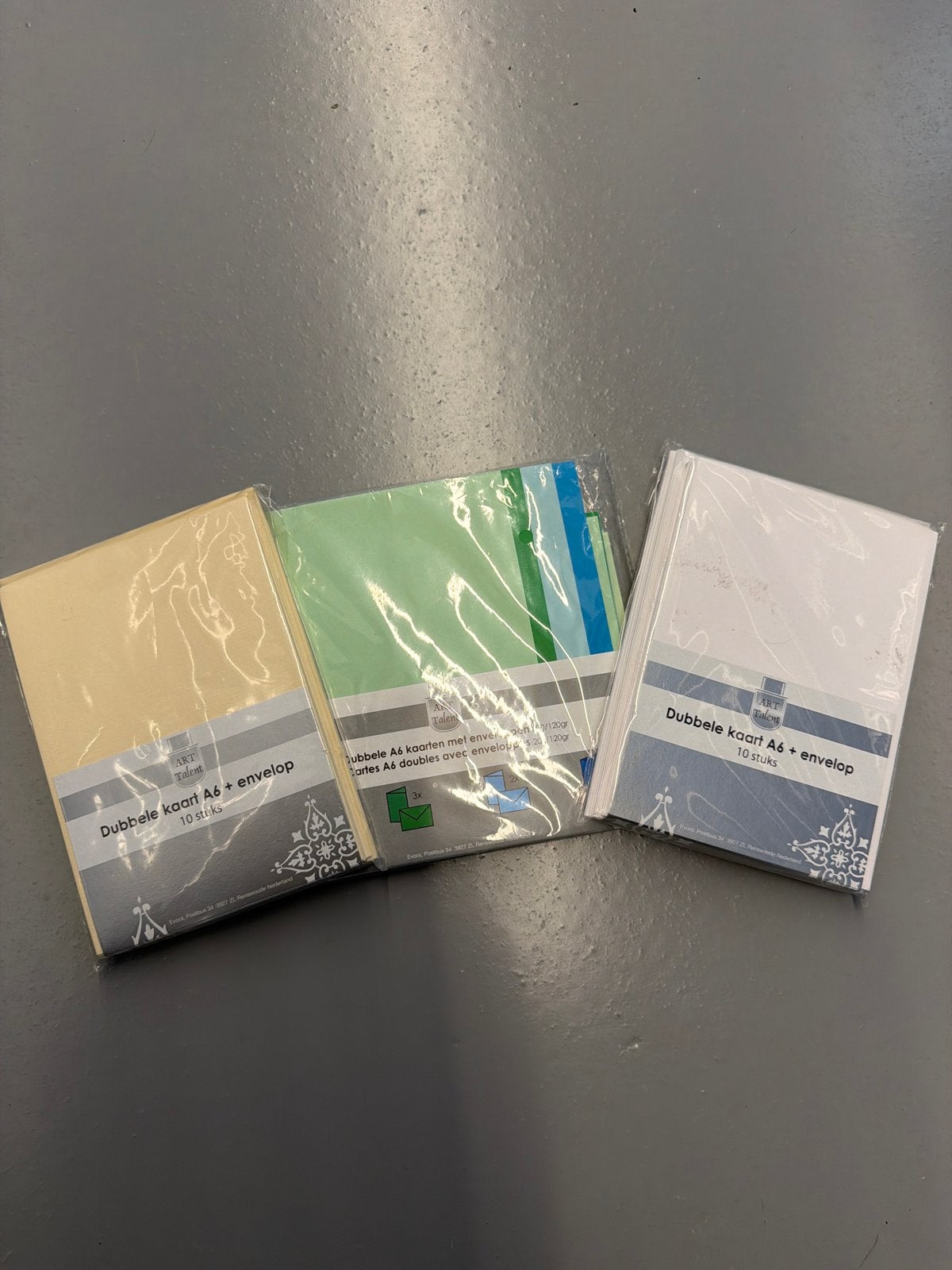 Dubbele kaart A6 + envelop, Diversen, Wenskaarten, Ophalen, Zo goed als nieuw