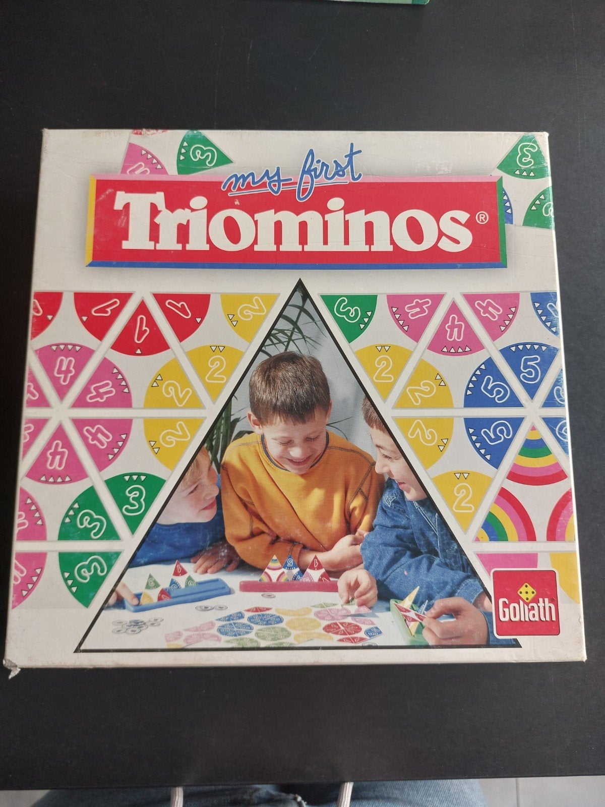 Triominos Junior - Mijn Eerste Triominos, Drie of vier spelers, Ophalen, Gebruikt, Goliath