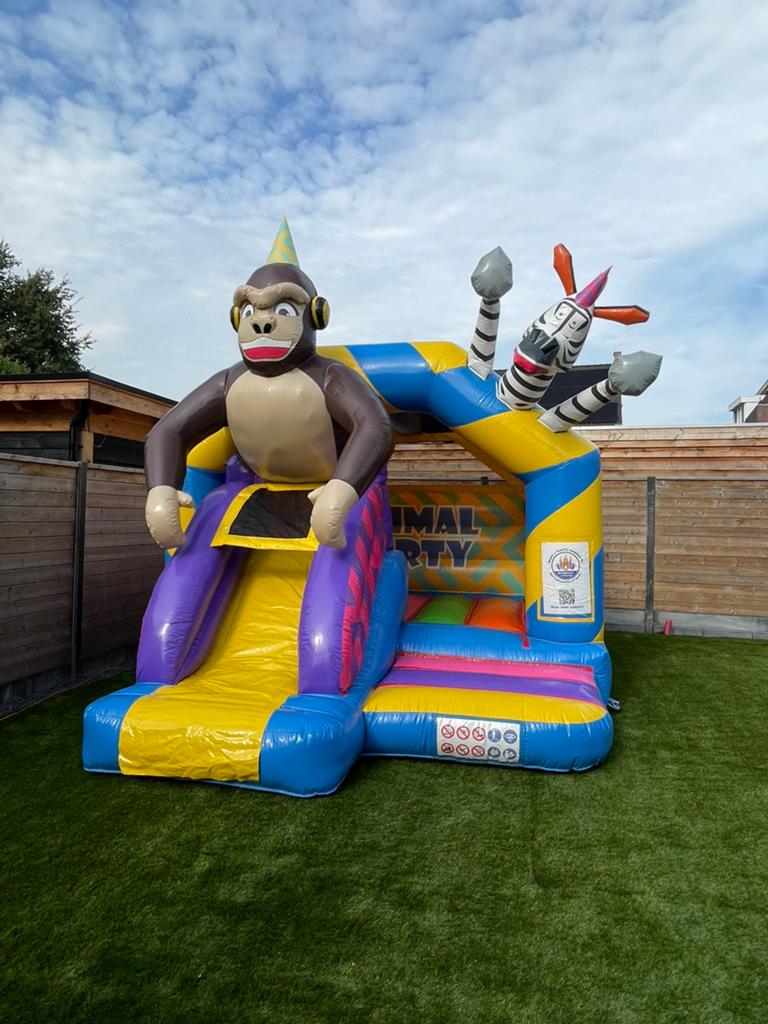 Springkussen Animal Party huren, Ophalen, Verjaardag