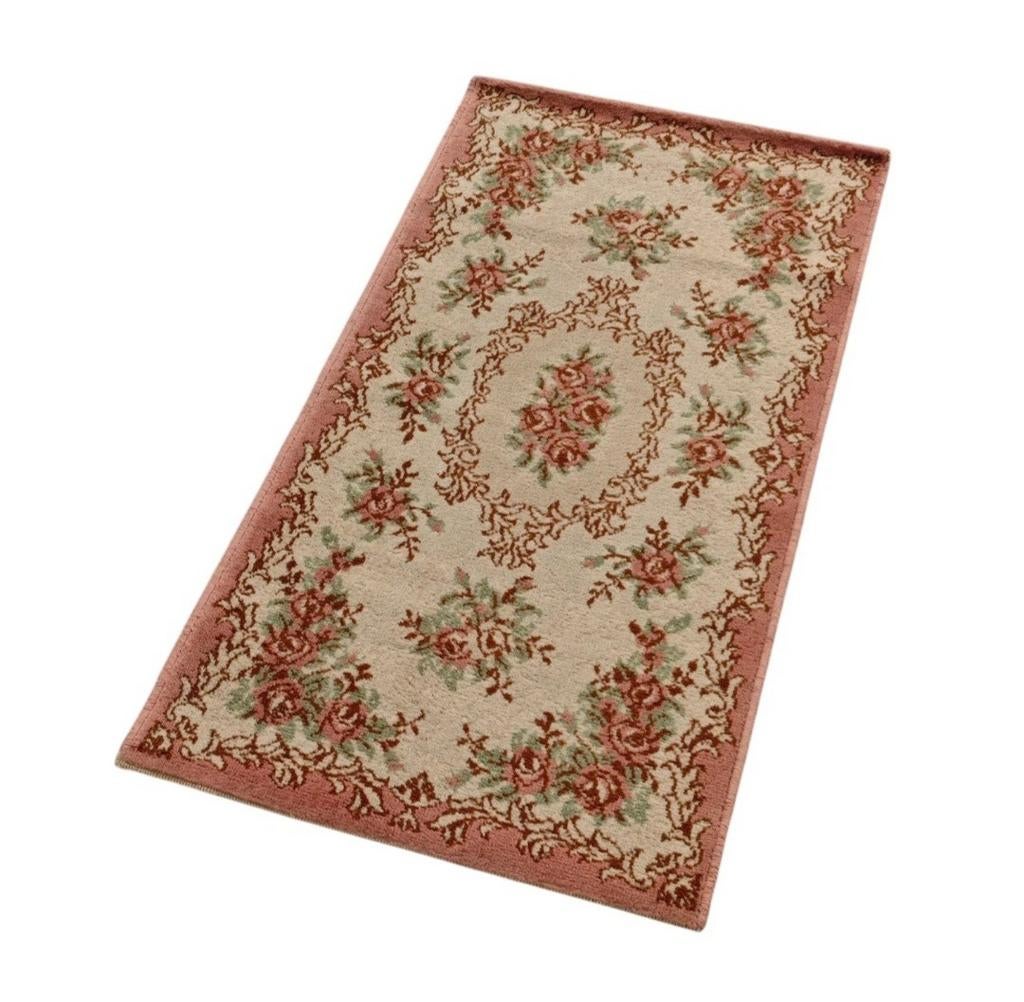 Vintage oosters wol vloerkleed floral romance 60x115cm, Gebruikt, 100 tot 150 cm, Onbekend, Klassiek, Romantisch, Vintage