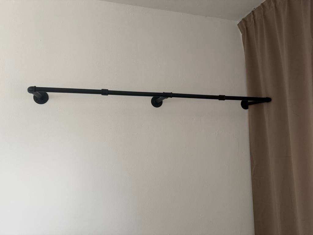 Industriële Kledingstang (2 stuks) - 150x27cm, Ophalen, Gebruikt, Metaal, Volwassenen
