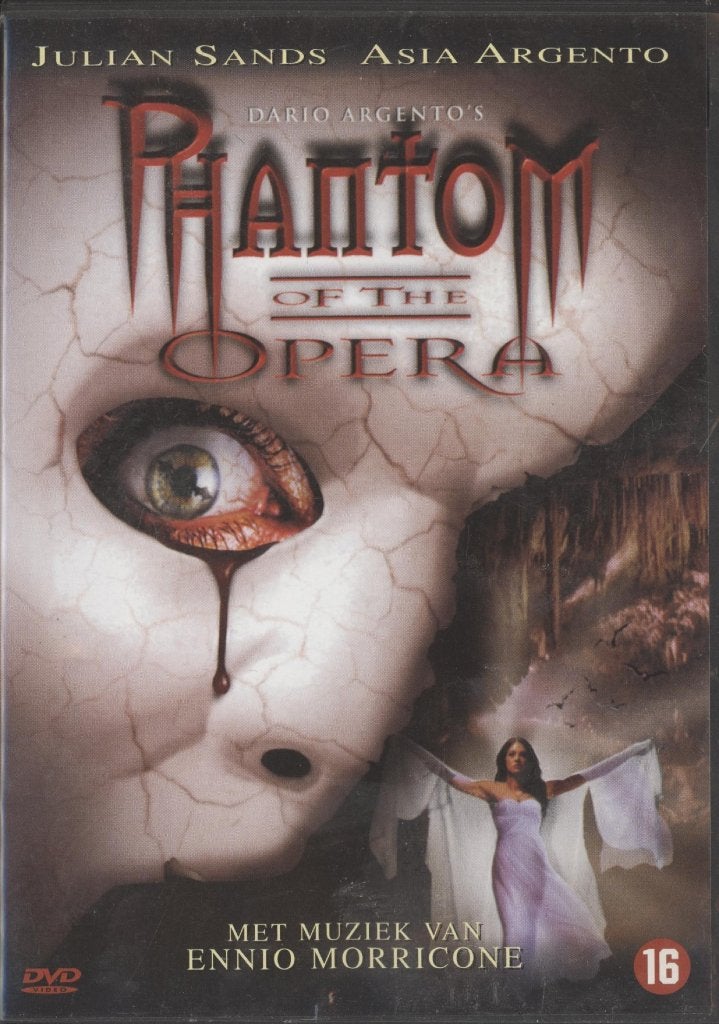 60) Phantom of the Opera: met Julian Sands en Asia Argento, Cd's en Dvd's, Vanaf 16 jaar, Ophalen of Verzenden, Gebruikt, Vampiers of Zombies