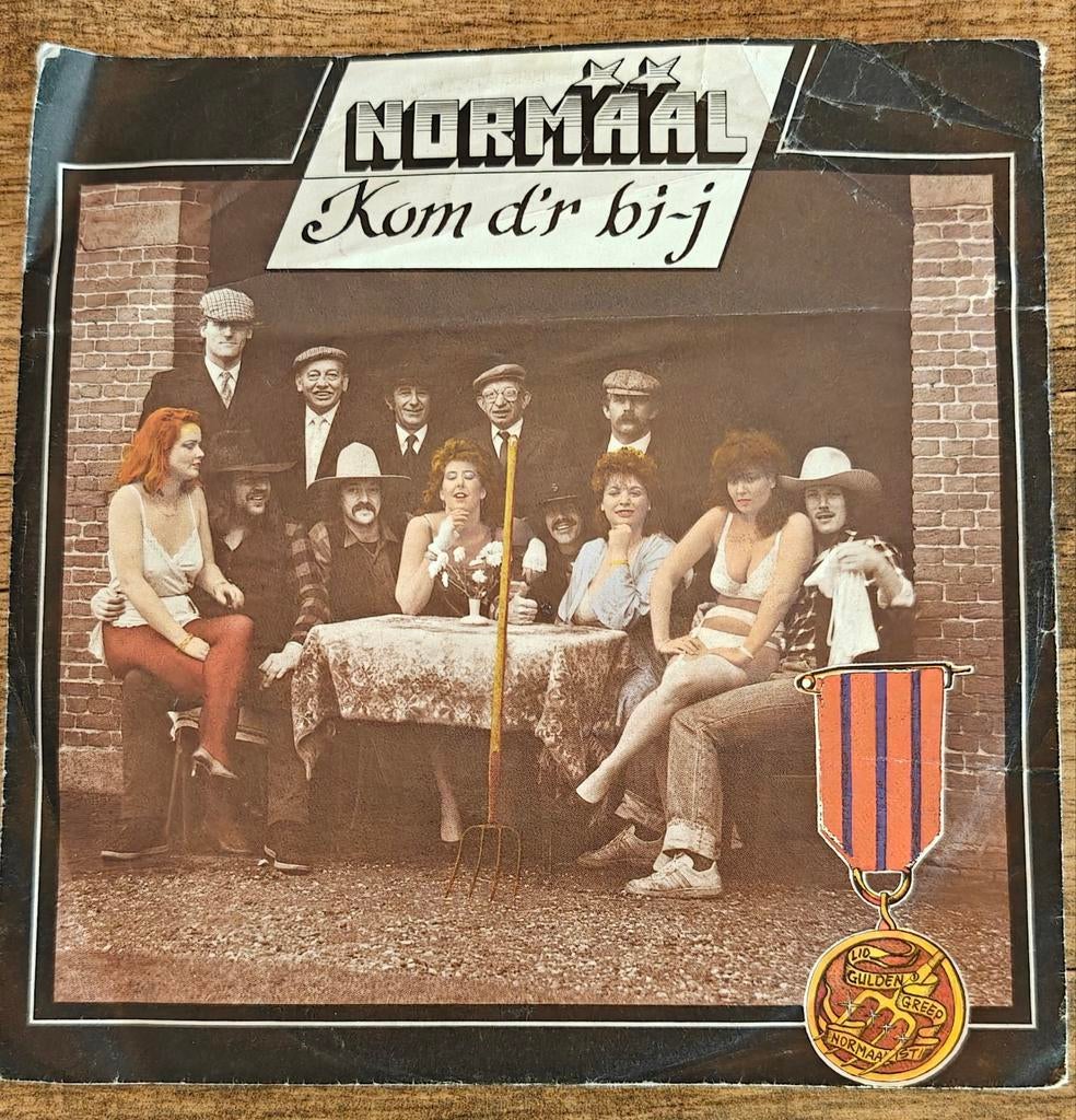 Normaal - Kom d'r bi-j Single (1986) - Gebruikt, Cd's en Dvd's, Vinyl Singles, Ophalen, Gebruikt, Originele persing, 7 inch