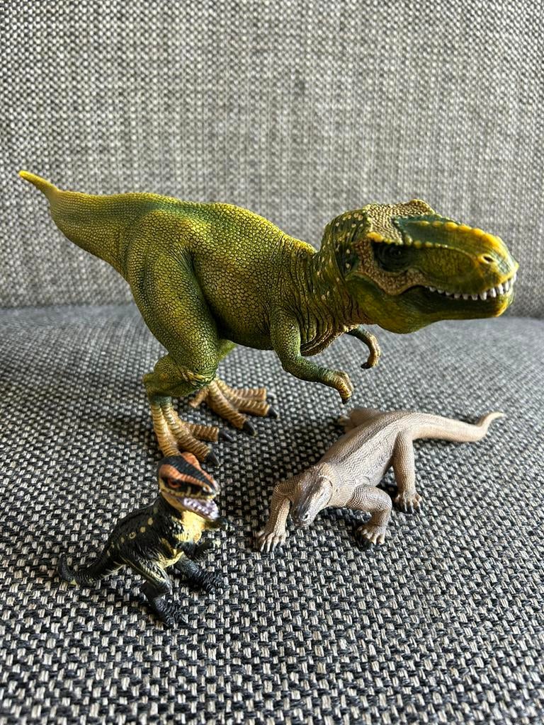 Schleich t Tex dinosaurus trex dino komodovaraan, Ophalen of Verzenden, Zo goed als nieuw, Jongen of Meisje