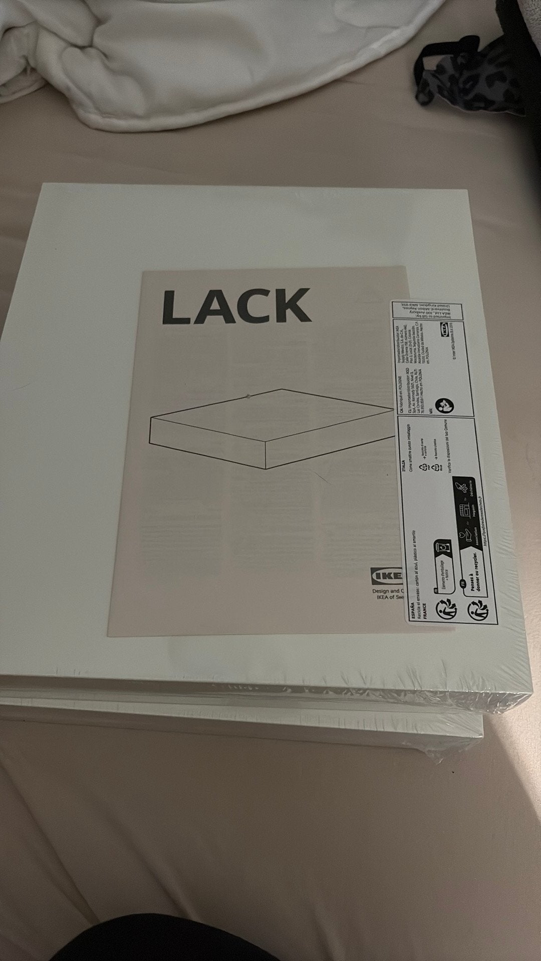 2x IKEA LACK wandplank wit 30x26 cm – nieuw in verpakking, Huis en Inrichting, Woonaccessoires | Wandplanken en Boekenplanken