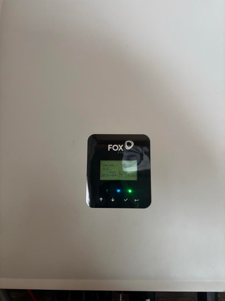 Foxess Driefasige 12kW PV/Batterij Omvormer met 12 kWh Batte, Ophalen, Gebruikt, Compleet systeem, 200 wattpiek of meer