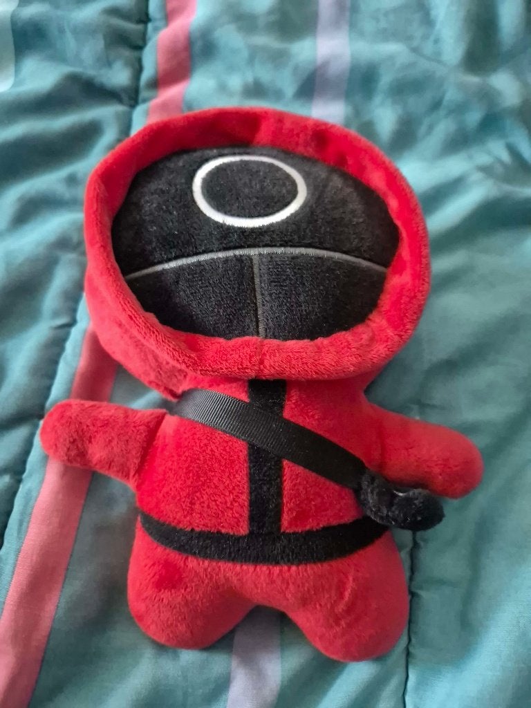 Squid game knuffel pluche, Overige merken, Overige karakters, Overige typen, Ophalen of Verzenden