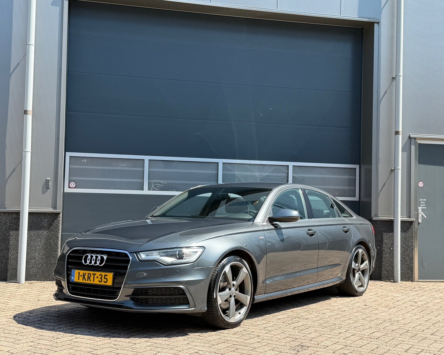 Audi A6 Limousine 2.0 TFSI S edition bj.2013 Autom|Navi|Lede, Euro 5, Gebruikt, Zwart, 4 cilinders