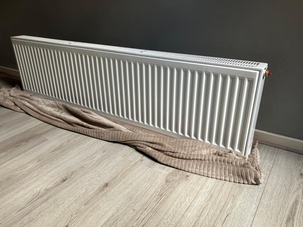 Radiator 160 x 40 cm met beugels, Doe-het-zelf en Verbouw, Verwarming en Radiatoren, Ophalen, 30 tot 80 cm, Gebruikt, Radiator