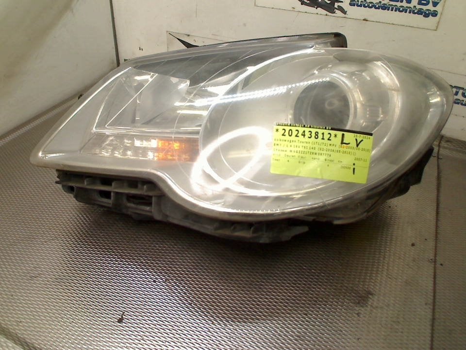 Koplamp Links Volkswagen Touran (1T1/T2) 2007 1T1941005B, Gebruikt, Volkswagen, Volkswagen AG, Kundenbetreuung@volkswagen.de