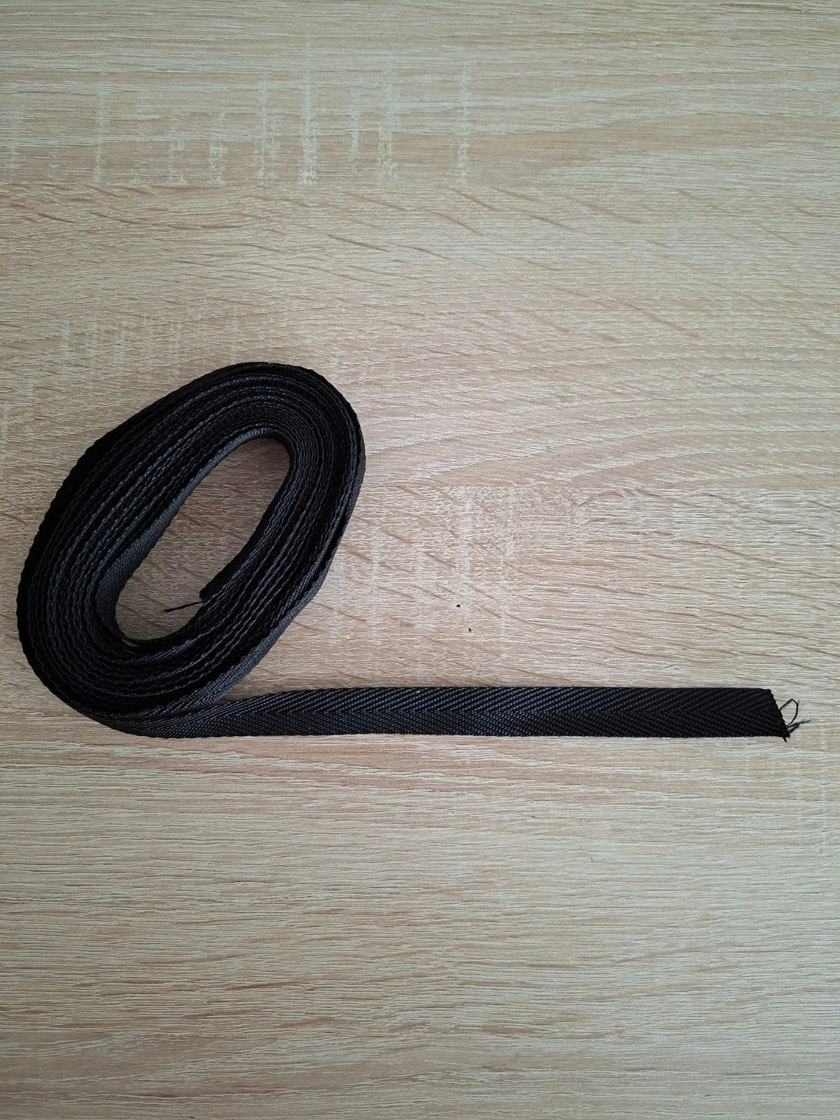 6 meter zwart tassenband, Ophalen of Verzenden, Nieuw, Lint, Band of Elastiek