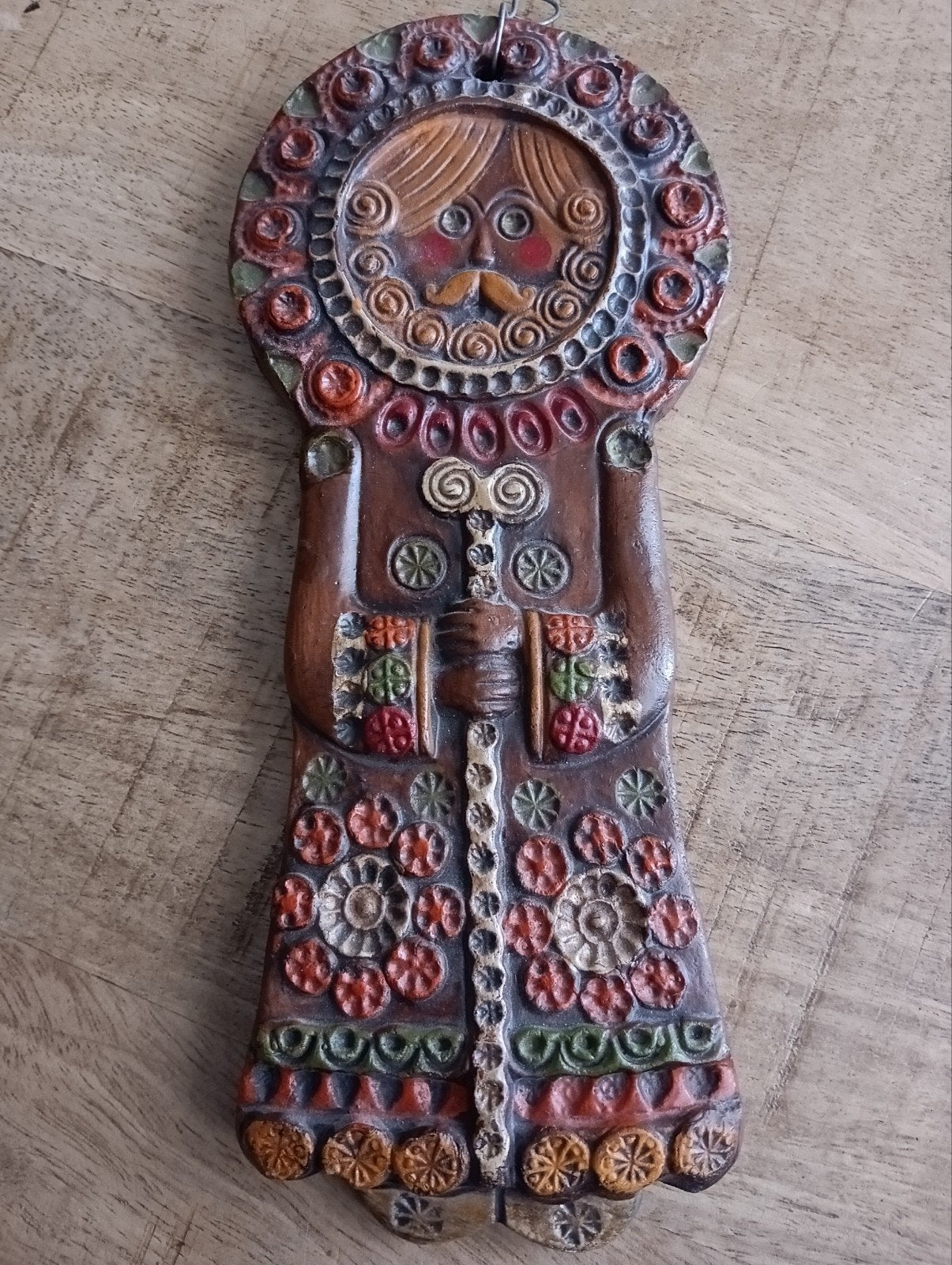 Keramische wandplaat jaren 70 Spanje, Antiek en Kunst, Antiek | Keramiek en Aardewerk, Ophalen of Verzenden