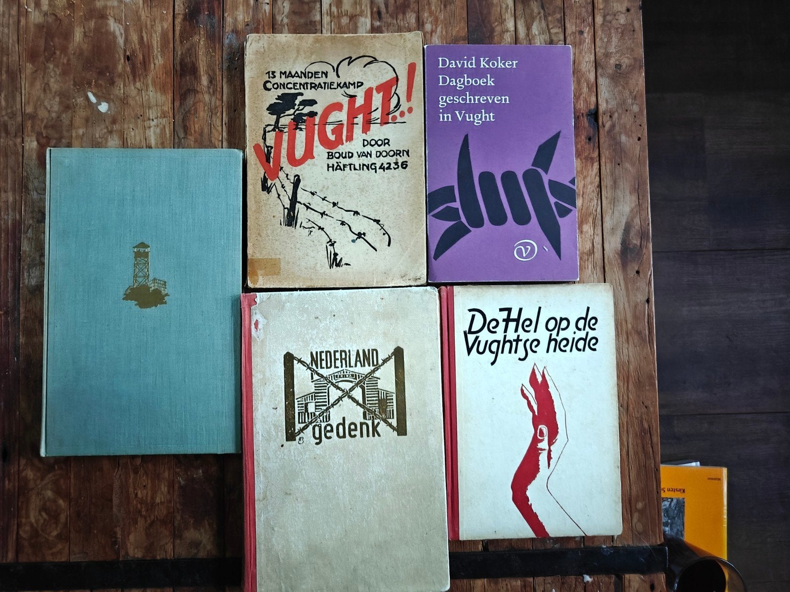 Kamp Vught, Kamp Erika (Ommen), Kamp Amersfoort, Boeken, Oorlog en Militair, Boud van Doorn, David Koker, Ophalen of Verzenden