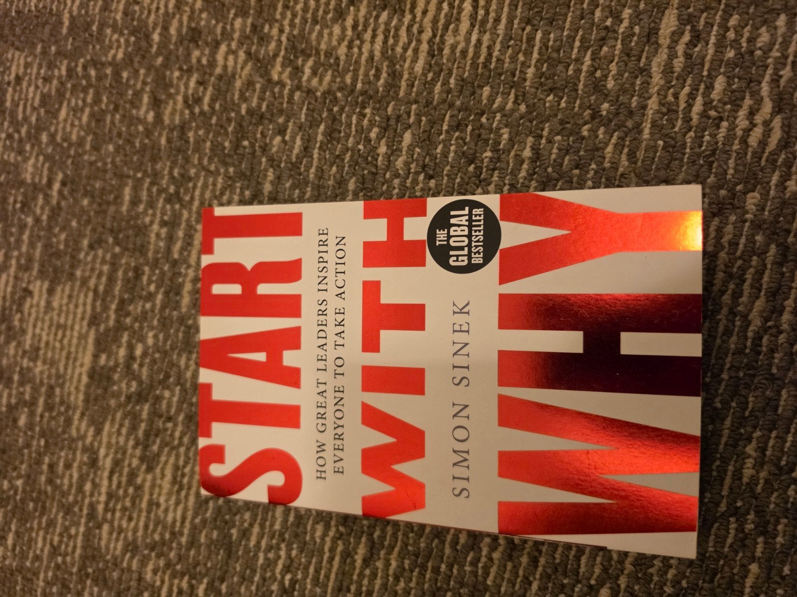 Start With Why - Simon Sinek (Engelstalig), Ophalen of Verzenden, Zo goed als nieuw, Simon Sinek, Wereld overig
