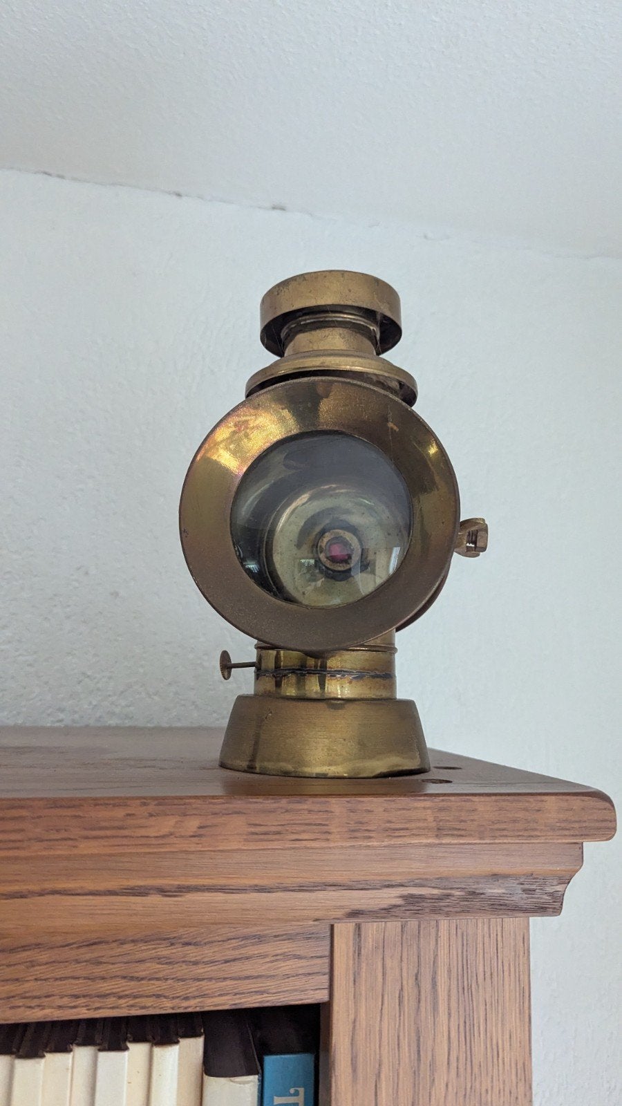 Antieke messing scheepslamp / lantaarn, Ophalen of Verzenden