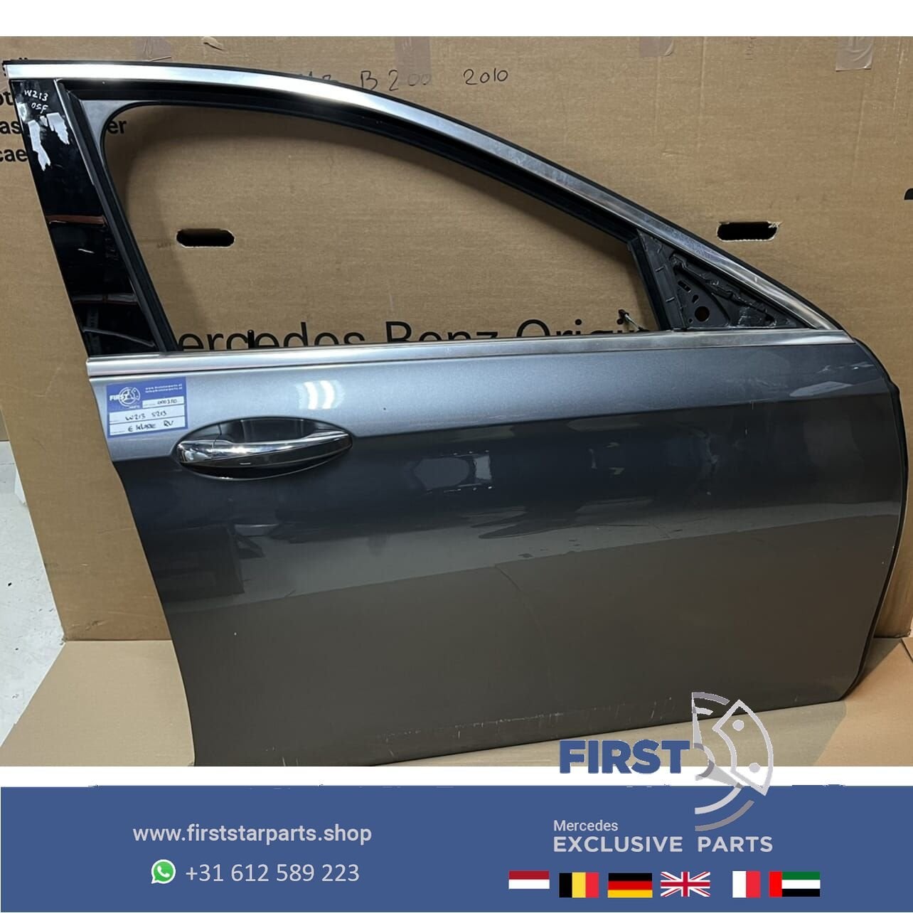 W213 deur portier compleet rechts voor Mercedes E Klasse 201, Gebruikt, -, Deur, Ophalen of Verzenden