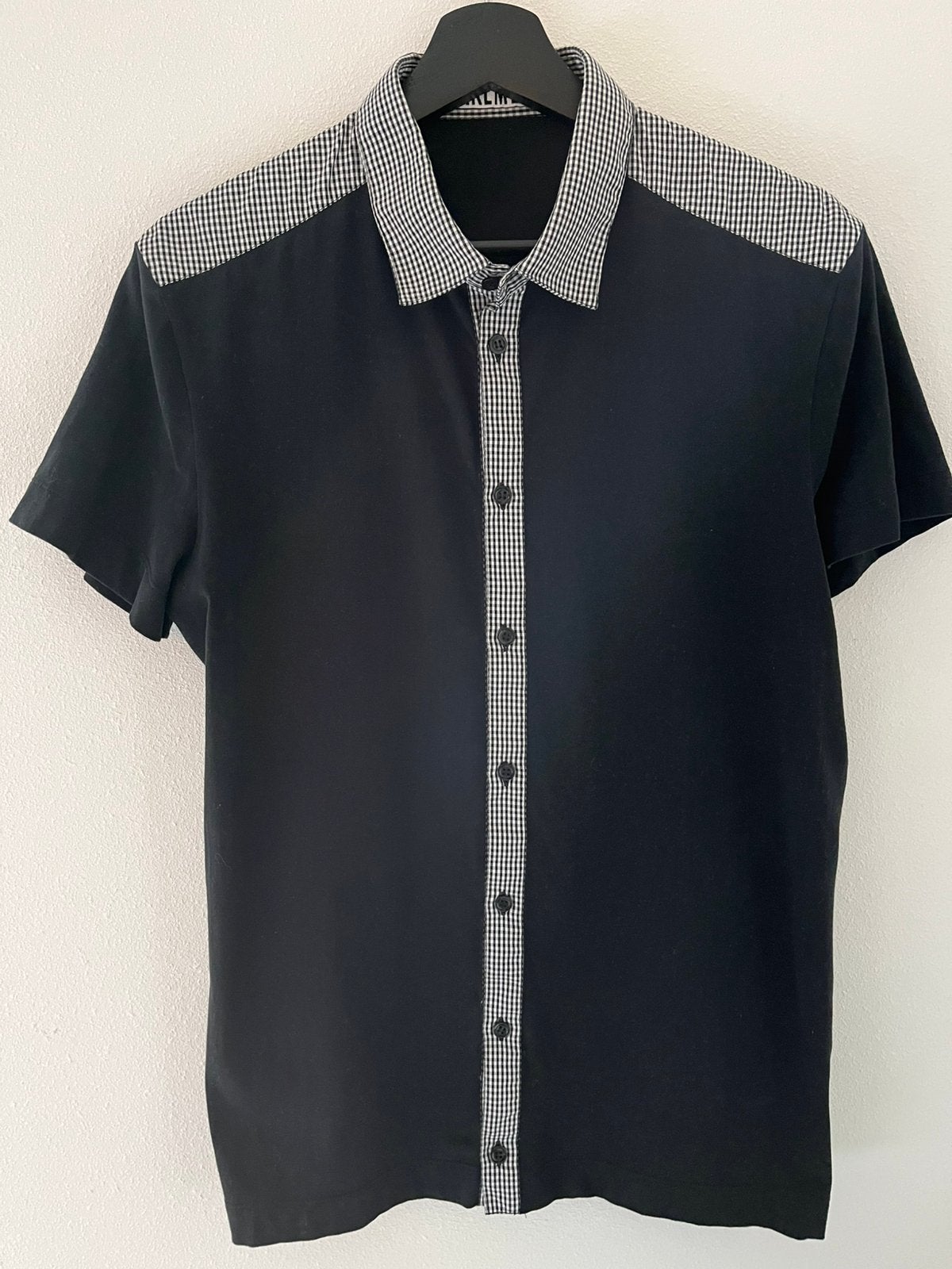 Bikkembergs shirt zwart, Ophalen of Verzenden, Zo goed als nieuw, Zwart, Halswijdte 39/40 (M)