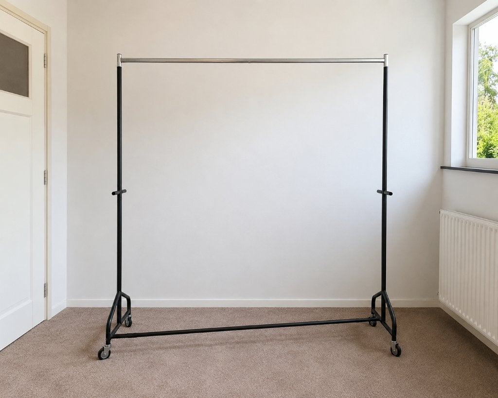Professioneel kleding rek transport rek 207 x 180 wieltjes, Ophalen, Met wielen, Zo goed als nieuw