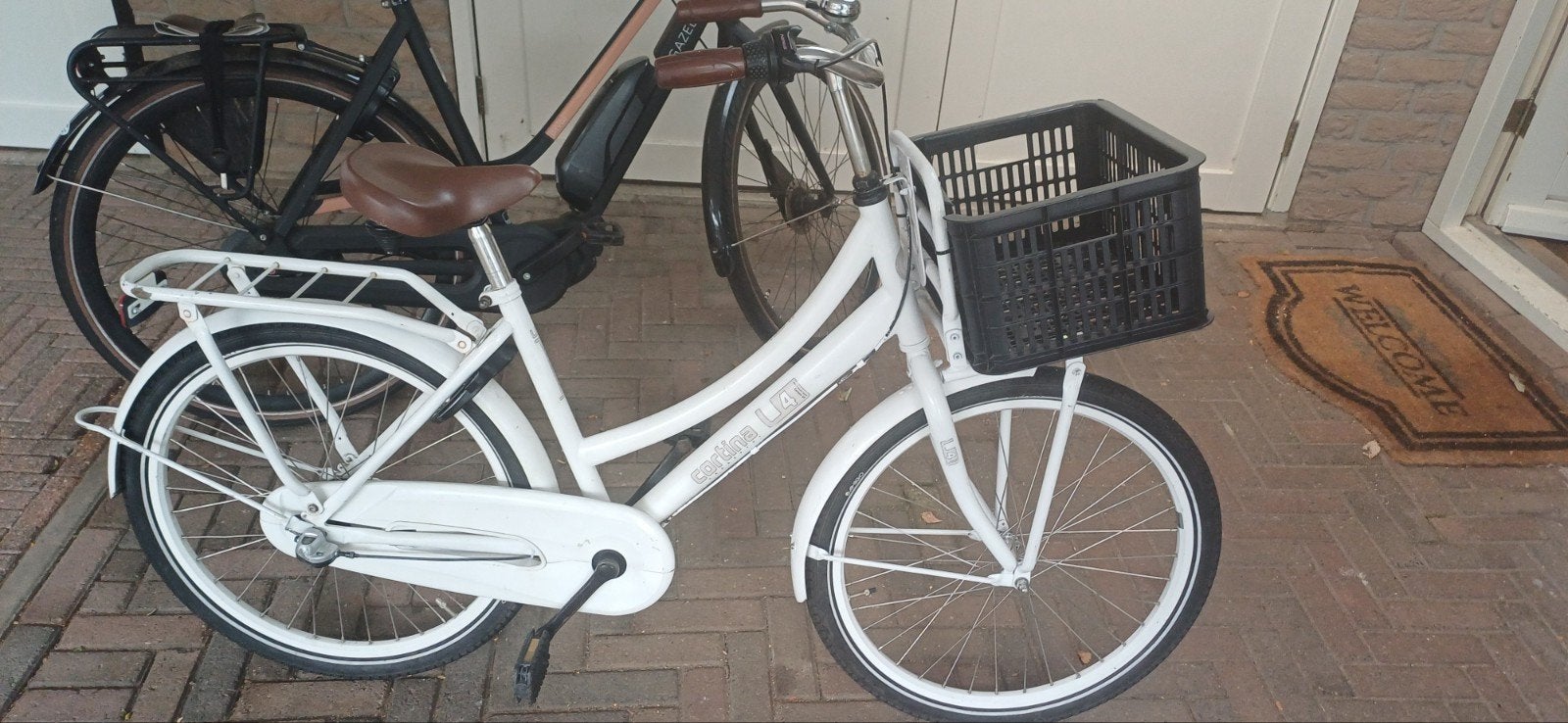 Cortina L4 Damesfiets - Achterwiel met kleine slag, Velgrem, 50 tot 53 cm, Ophalen, Overige merken
