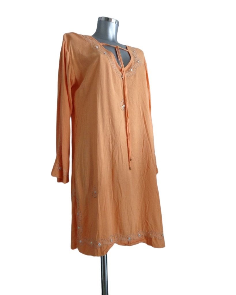 Hot lava tuniek jurk met schelpen en pailletten, XL, nieuw, Nieuw, Ophalen of Verzenden, Knielengte, Maat 46/48 (XL) of groter
