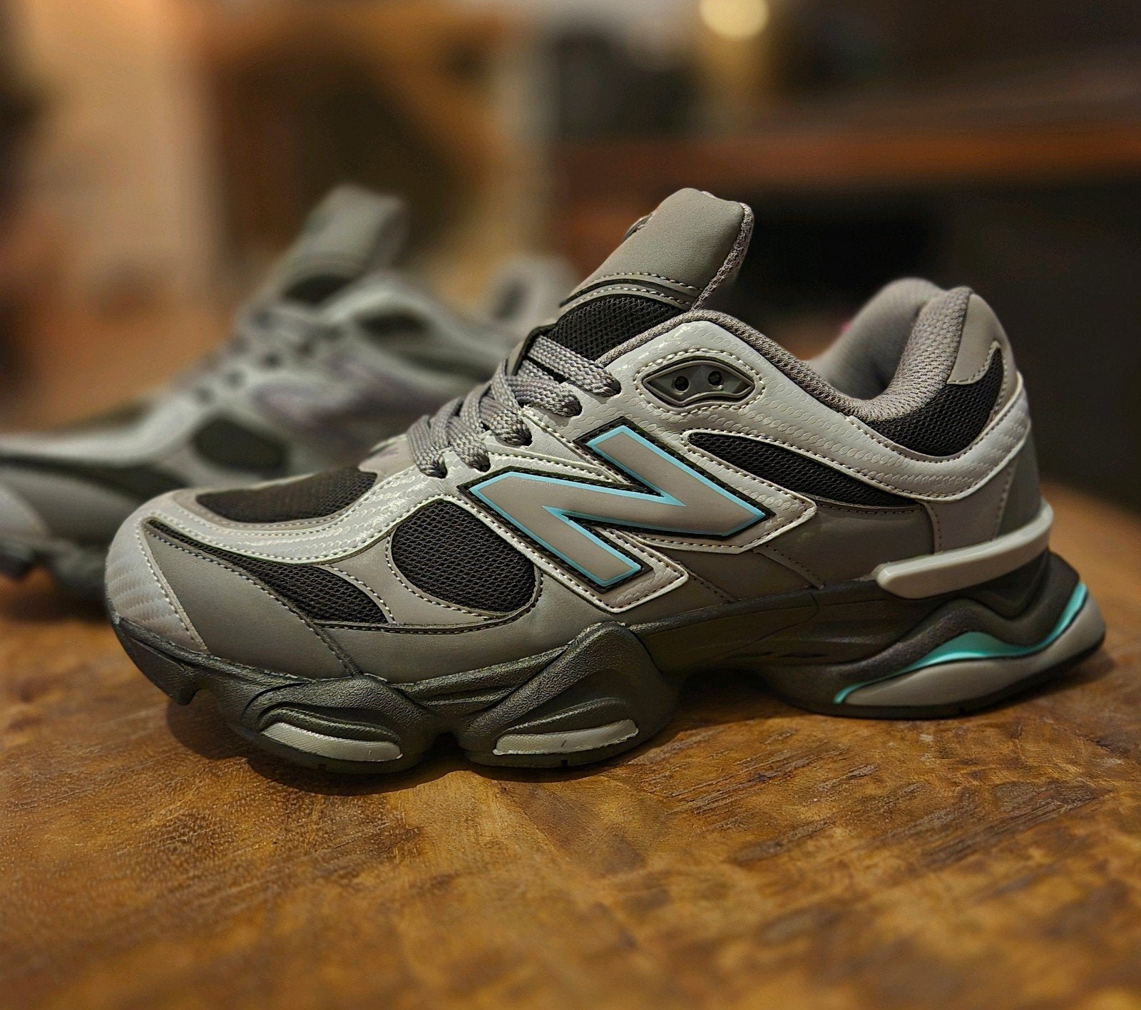 🔥New Balance 9060 Grey Black Teal - Maat 45, Ophalen, New Balance, Overige kleuren, Nieuw