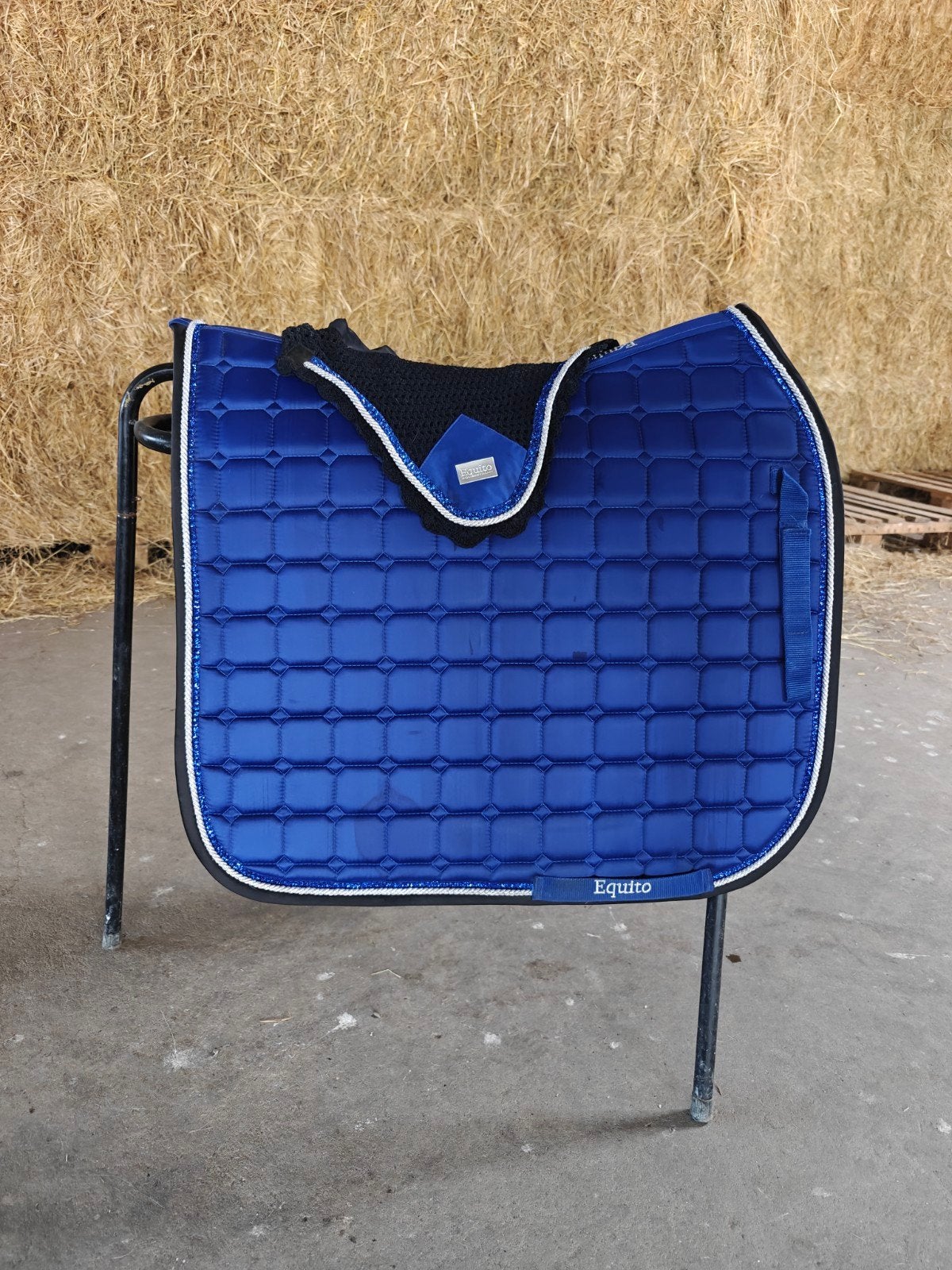 Setje Royal Blue van Equito, Full (L), Dressuurdekje, Ophalen of Verzenden, Blauw