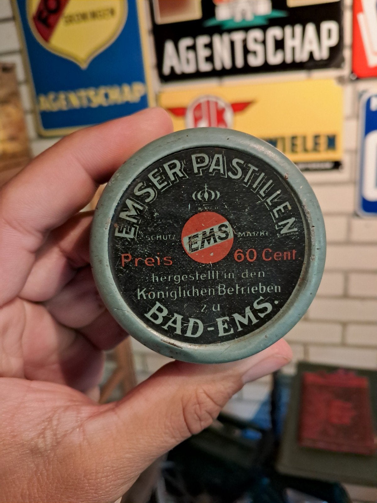 Emser Pastilles blikje. Duits., Ophalen of Verzenden, Overige