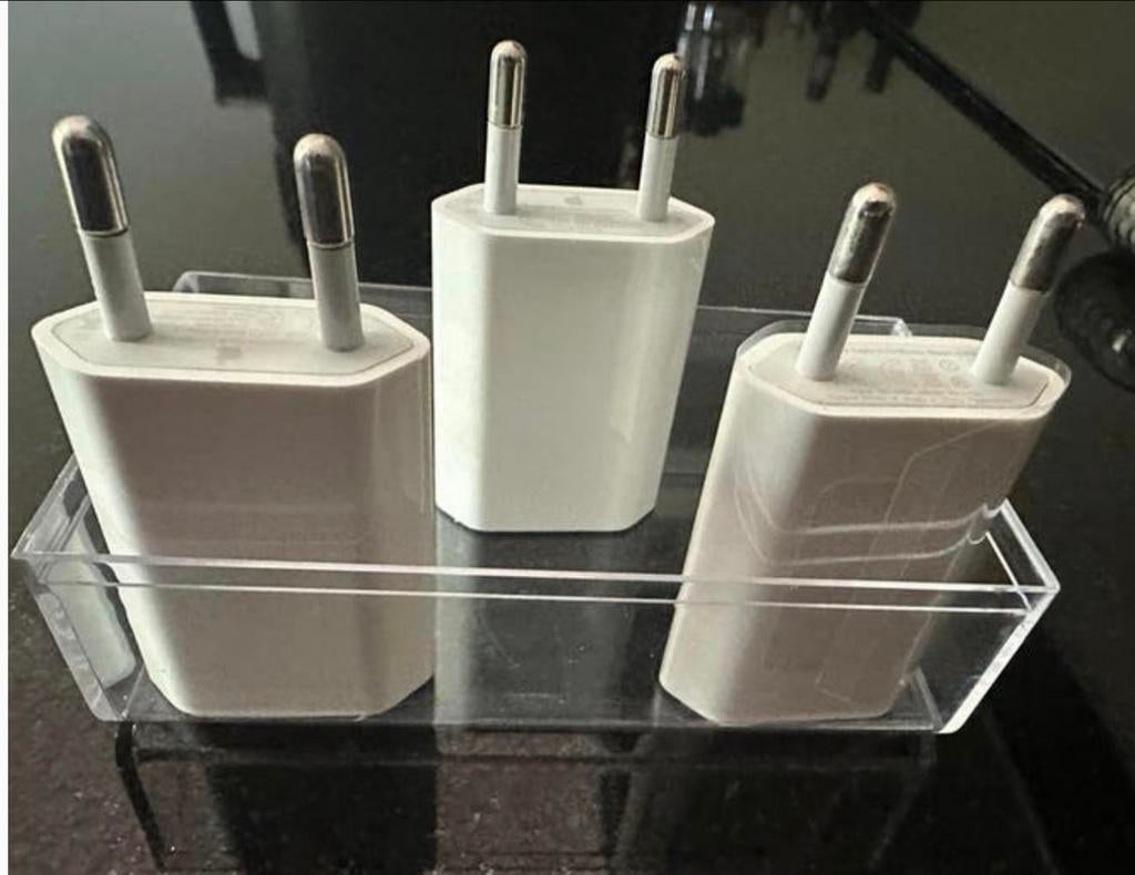 3x Originele Apple iPhone Opladers - Zo goed als nieuw, Ophalen of Verzenden, Zo goed als nieuw