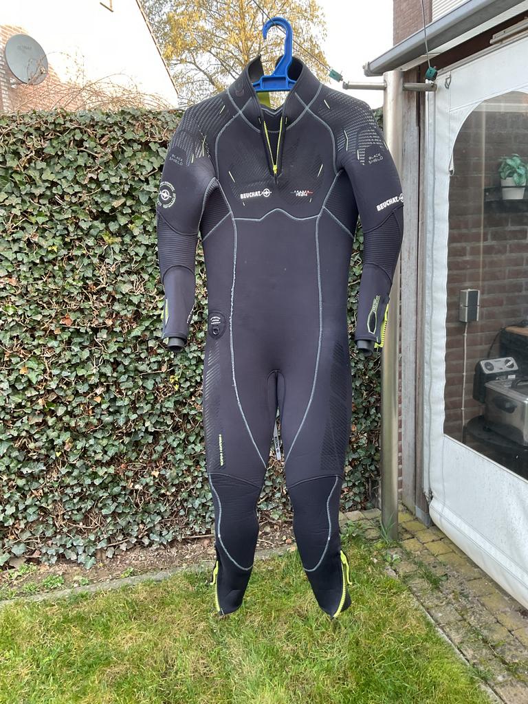 Beuchat Focus 6-7mm Duikpak Heren Maat S, Watersport en Boten, Duiken, Zo goed als nieuw, Duikpak, Ophalen of Verzenden